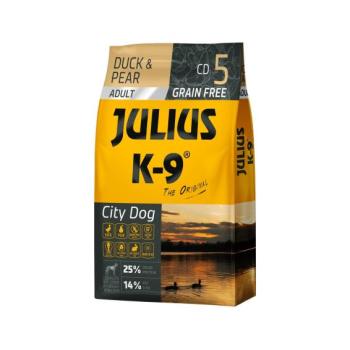 Julius K-9 Grain Free Adult City Dog - Duck & Pear 10 kg kép