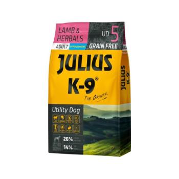 Julius K-9 Grain Free Adult Utility Dog - Lamb & Herbals 3 kg (311241) kép