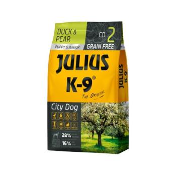 Julius K-9 Grain Free Puppy & Junior City Dog - Duck & Pear 10 kg kép