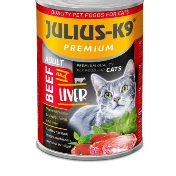 Julius-K9 Adult - Beef & Liver konzerv macskáknak 415 g kép