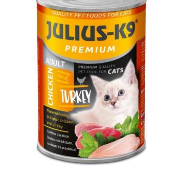 Julius-K9 Adult - Chicken & Turkey konzerv macskáknak 415 g kép