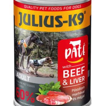 Julius-K9 Adult Paté - Beef & Liver 400 g kép