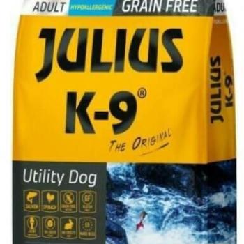 Julius-K9 GF Hypoallergenic Utility Dog Adult Salmon & Spinach 0, 34 kg kép