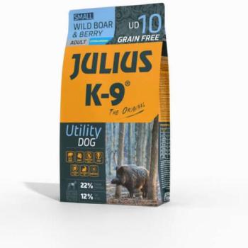 Julius-K9 Grain Free Hypoallergenic Utility Dog Adult Small Wild Boar & Berry 10 kg kép