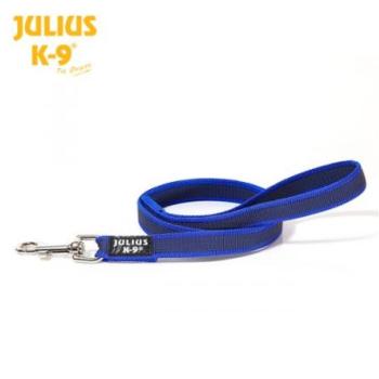 Julius-K9 gumírozott póráz, kék 1,2 m/20 mm 1,2m (216GM-B-1,2) kép