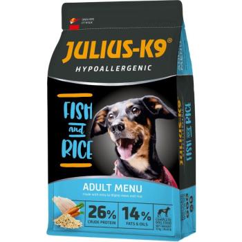 Julius-K9 Hypoallergenic Adult - Fish & Rice 12 kg kép