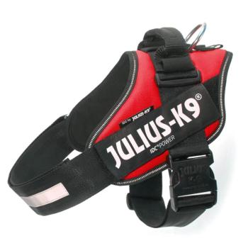 JULIUS-K9 IDC® powerhám kutyáknak, piros, 63 - 85 cm mellkaskörfogat kép