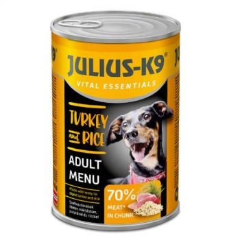 Julius-K9 Vital Essentials Adult Menu - Turkey & Rice 1240 g kép