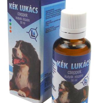 Kék Lukács cseppek kutyák részére 30 ml kép