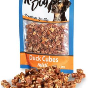 KIDDOG Duck Cubes Mini kacsa és tőkehal 80 g kép