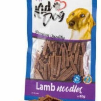 KIDDOG Lamb noodles bárányhúsos 80 g kép