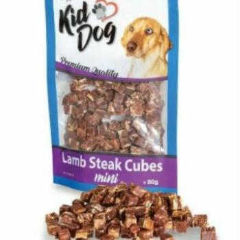 KIDDOG Mini Lamb Steak Cubes bárányos 80 g kép