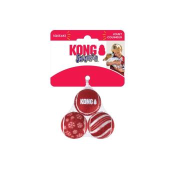 KONG karácsonyi Squekair Ball Small (H21D141) kép