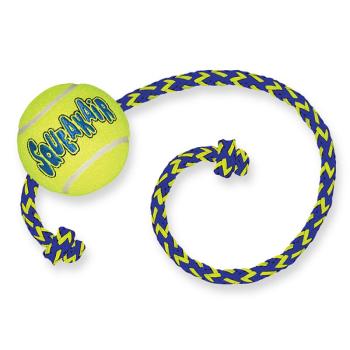 KONG SqueakAir Ball kötéllel kutyajáték 2x M/L méret kép