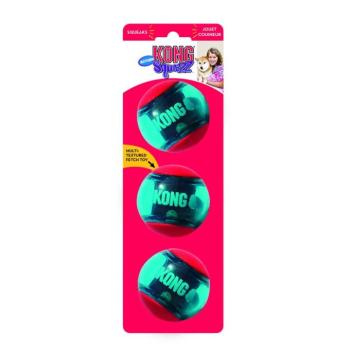 KONG Squeezz Action labda kutyajáték M: Ø kb. 6 cm kép