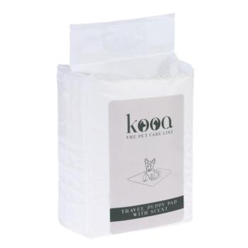 kooa illatosított betét kiskutyáknak utazáshoz 45x60 cm, 15 db kutya kép