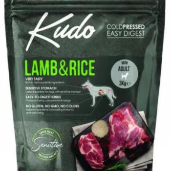 Kudo Low Grain Adult Mini Lamb & Rice 3 kg kép