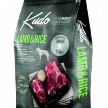 Kudo Low Grain Junior Medium/Maxi Lamb & Rice 12 kg kép