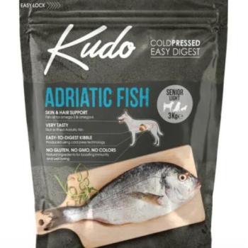 Kudo Low Grain Senior/Light Adriatic Fish 3 kg kép