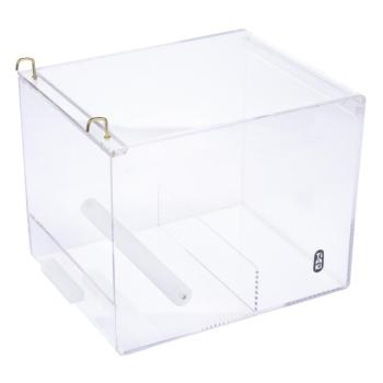 L méret: TIAKI No-Mess akril etetőtál madaraknak H20xSz25xM20cm kép