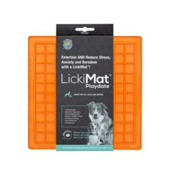 LickiMat® CLASSIC PLAYDATE™ - narancs kép