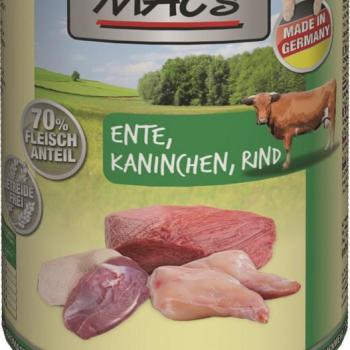 MAC's Cat Ente, Kaninchen & Rind konzerves eledel 400 g kép