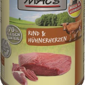 MAC's Cat Rind & Hühnerherzen konzerves eledel 400 g kép