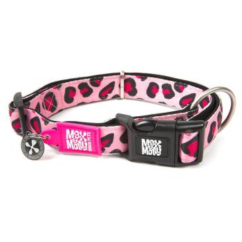 Max & Molly Leopard Pink Smart ID nyakörv kutyáknak, L méret kép