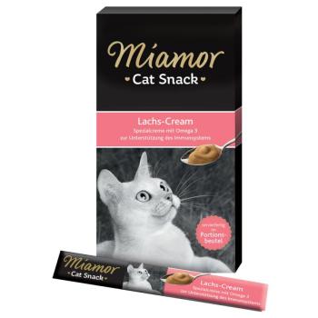 Miamor Cat Snack lazackrém jutalomfalat macskáknak 24 x 15 g kép