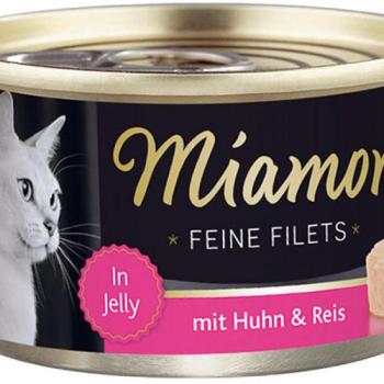 Miamor Feine Filets chicken & rice tin 100 g kép