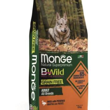Monge BWild Grain Free Adult All Breed duck 12 kg kép
