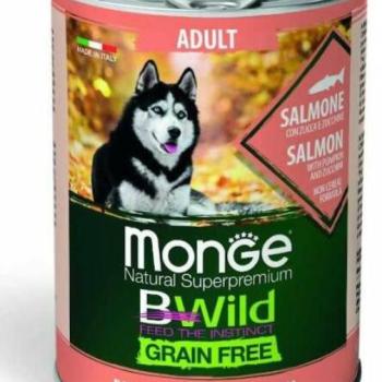 Monge BWild Grain Free Adult salmon 400 g kép
