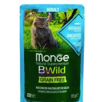 Monge BWild Grain Free Adult sardine & vegetables 85 g kép