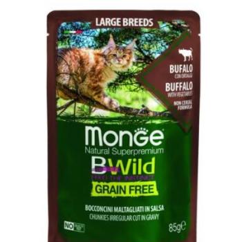 Monge BWild Grain Free buffalo & vegetables 85 g kép