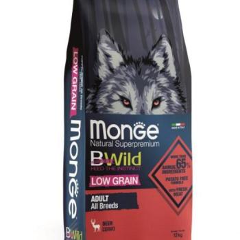 Monge BWild Low Grain Adult deer 12 kg kép