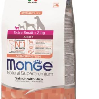 Monge Extra small adult Salmon & Rice 2,5 kg kép