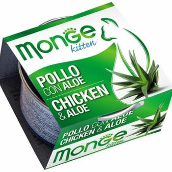 Monge Kitten chicken with aloe 80 g kép