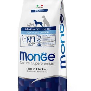 Monge Medium Puppy & Junior 12 kg kép
