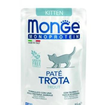 Monge Monoprotein Paté Kitten trout 85 g kép
