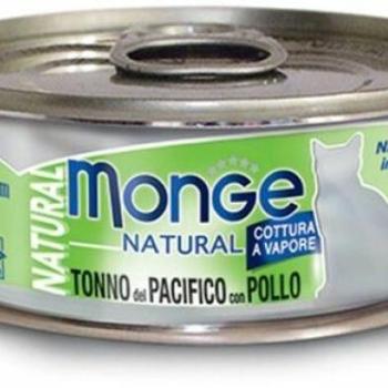 Monge Natural Pacific tuna & chicken 80 g kép