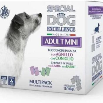 Monge Special Dog Excelence mini adult Lamb & Rabbit 12x100 g kép