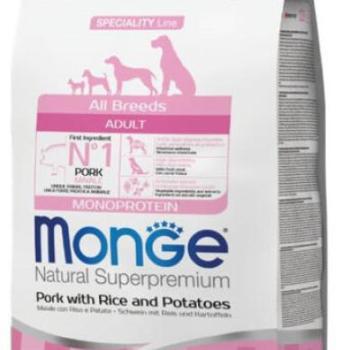 Monge Speciality Line All Breeds Adult Monoprotein pork, rice & potato 2,5 kg kép