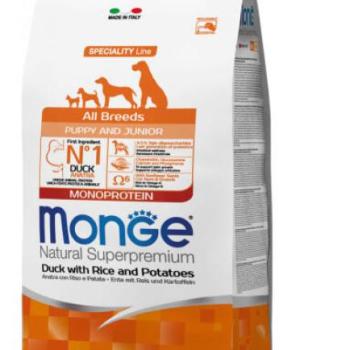 Monge Speciality Line All Breeds Puppy & Junior duck, rice & potatoes 2,5 kg kép