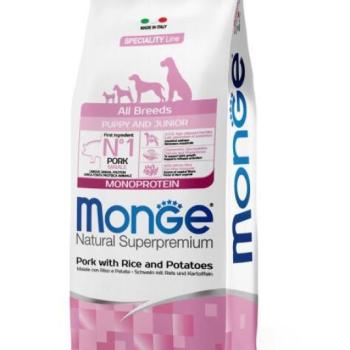 Monge Speciality Line Puppy & Junior pork & rice 12 kg kép