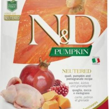 N&D Adult Grain Free Pumpkin Neutered quail 1,5 kg kép