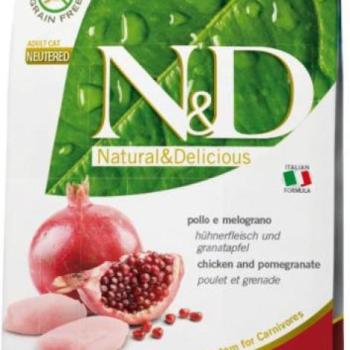 N&D Adult Neutered chicken & pomegranate Grain-free 1,5 kg kép