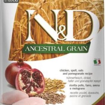 N&D Ancestral Grain Adult Medium Maxi Chicken & Pomegranate 12 kg kép