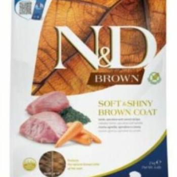N&D Brown Adult Mini lamb & spirulina & carrot 2 kg kép