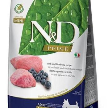 N&D Dog Prime Adult Mini Lamb & Blueberry 2,5 kg kép