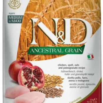 N&D Grain Dog Puppy Medium & Maxi Chicken & Pomegranate 2,5 kg kép